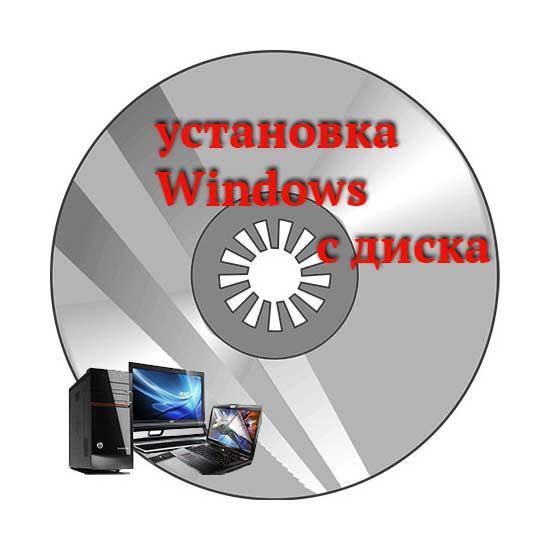 Установка Windows с диска
