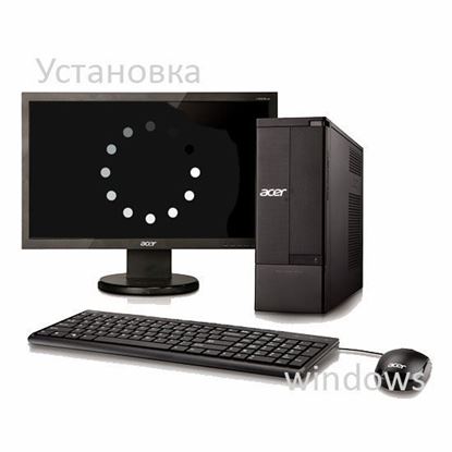 При установке Windows черный экран	