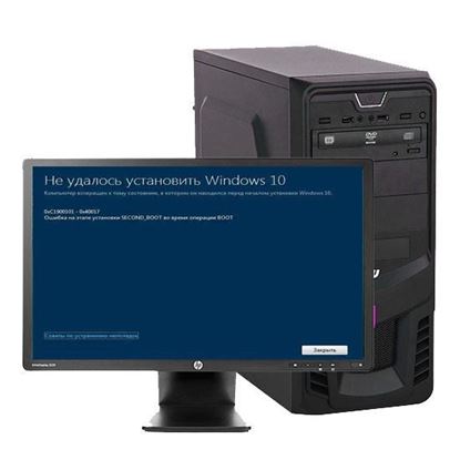 Не удается завершить установку windows 10